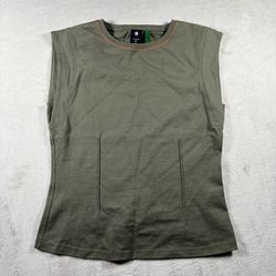 G-STAR RAW Women’s XS Olive Green Y2K Tank Top Shirt 2000’s Streetwear #2A