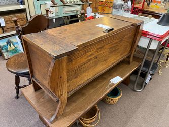 Antique Primitive Oak Chest