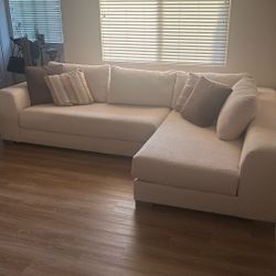 New Cream Boucle Couch 