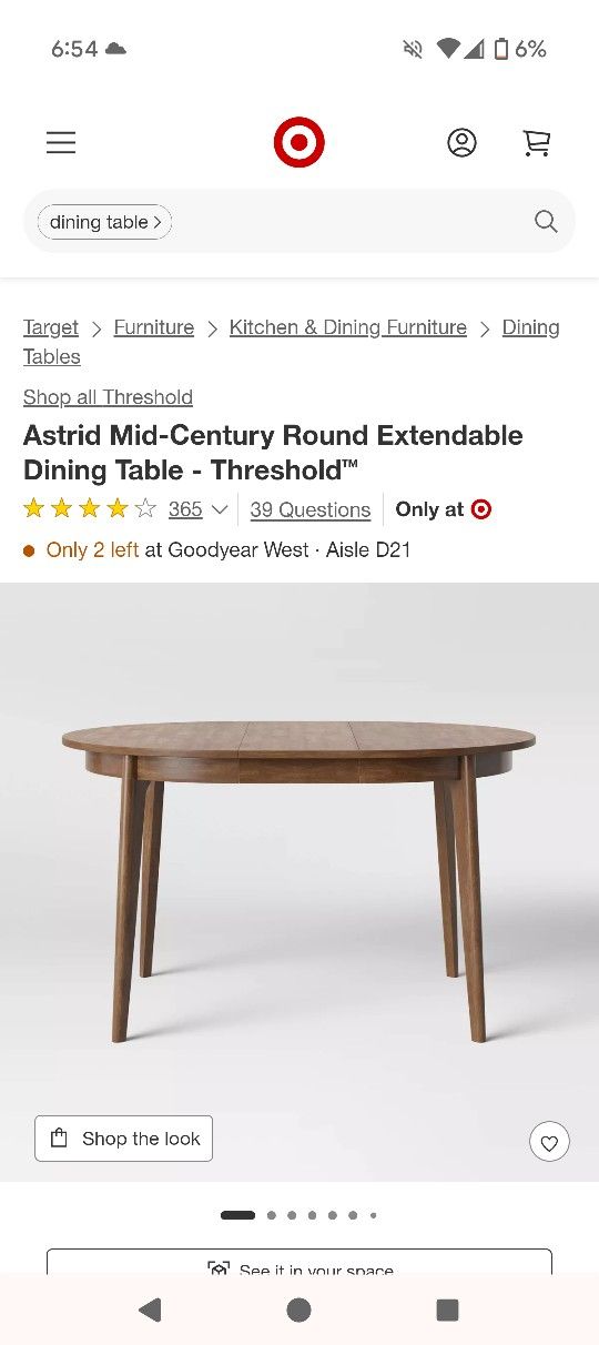 MCM Style Dining Table & Chairs