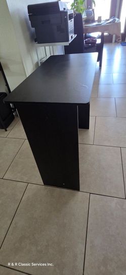 Black desk
