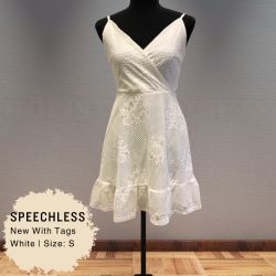 Speechless | White Lace Mini Dress NWT