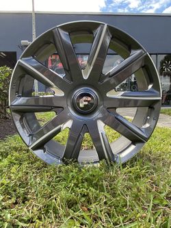 New 26x10 Set Of Forgiato FLOW 004 Rims Gunmetal Silverado Escalade Tahoe Denali 