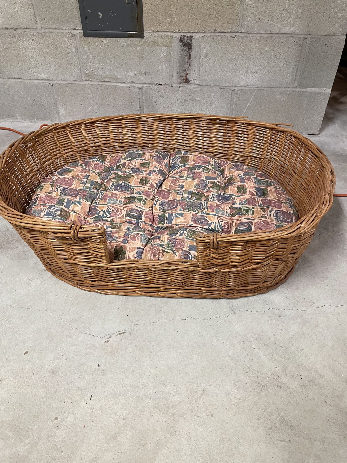 Wicker Dog Bed