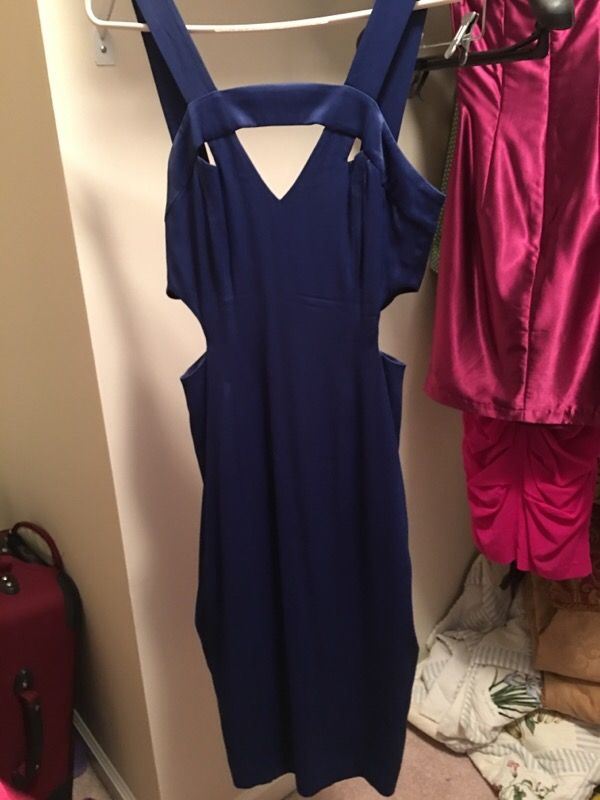 Bebe royal blue dress