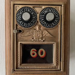 Vintage United States Postal Service PO Box Piggy Bank