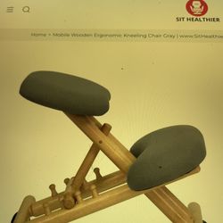 Wooden Ergonomic Kneeling Chair
