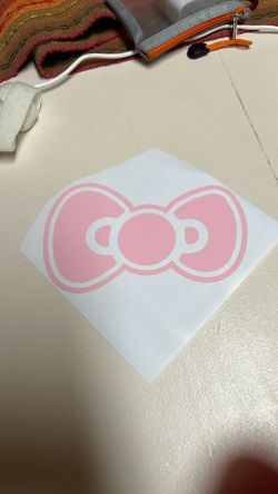 New Hello Kitty Bow For Car 