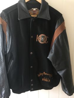 Vintage Harley 90’s varsity jacket