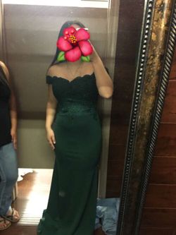 Emerald Green Prom Dress