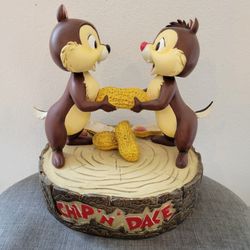 Disney Chip & Dale Big Fig Collectible Statue Costa Alavezos Figurine Bobble Head Figure