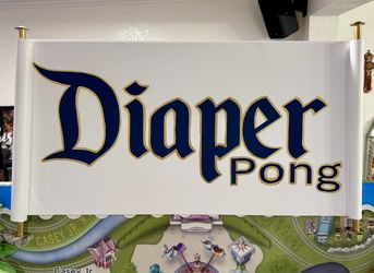 Diaper Pong Baby Shower Game