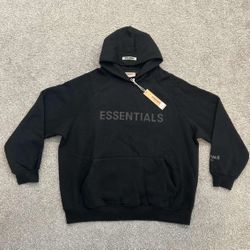 Essentials Hoodie - Black | Size M & S | Brand New with Tag