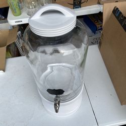 Glass Beverage Dispenser, Holds 3 Gallons
