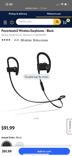 New powerbeats3 wireless (black and red)