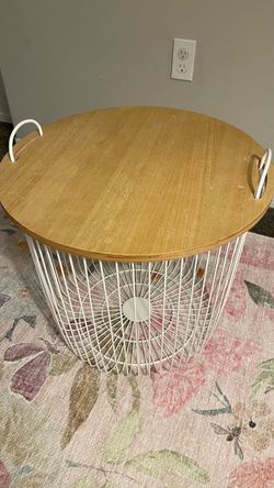 Storage floor bin white
