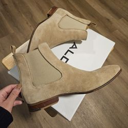 Leather Suede Boots 
