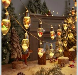 Christmas Vintage Decor String Light, 10 Led Bulbs String Lights, Indoor Christmas Decoration for Home Fireplace Pendant Xmas Tree Decoration