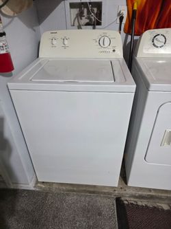 Washer and electric dryer