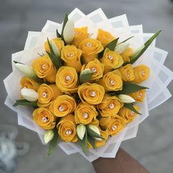 Yellow Flower Bouquet Flores Amarillas