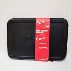 kneeling pad has 1.5 inch NBR closed cell foam for comfort. Black pad features tear-resistant base and retains shape over time. Durable cons