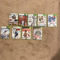 Sports Video Games Lot
