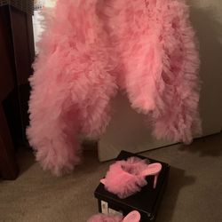 Beautiful Barbie Pink Mule and Bolero Jacket