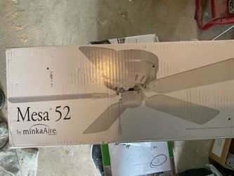 Ceiling Fan, 52” white NIB - $65 (Eugene)