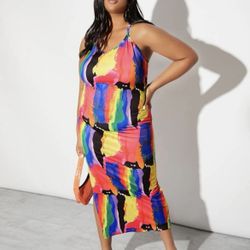 Fits a large to extra-large new dress, others are listed