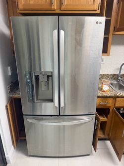 LG French door smart fridge