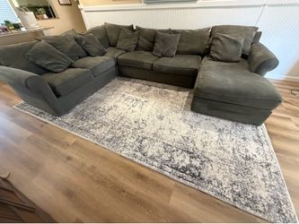 Sectional Sofa Charcoal Grey