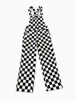 Checkered Overalls