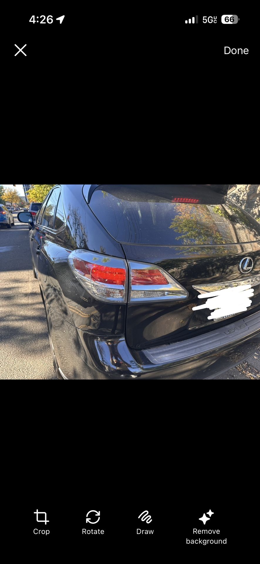 2015 Lexus RX 350 Rear taillights (both Sides)