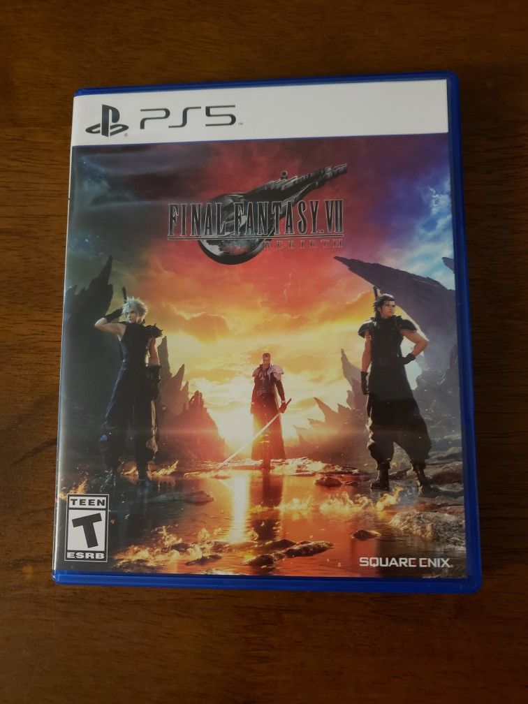 Final Fantasy 7 Rebirth Ps5, PlayStation 5, Final Fantasy VII
