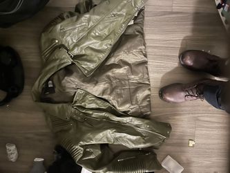 Leather Green Grinch Jacket 