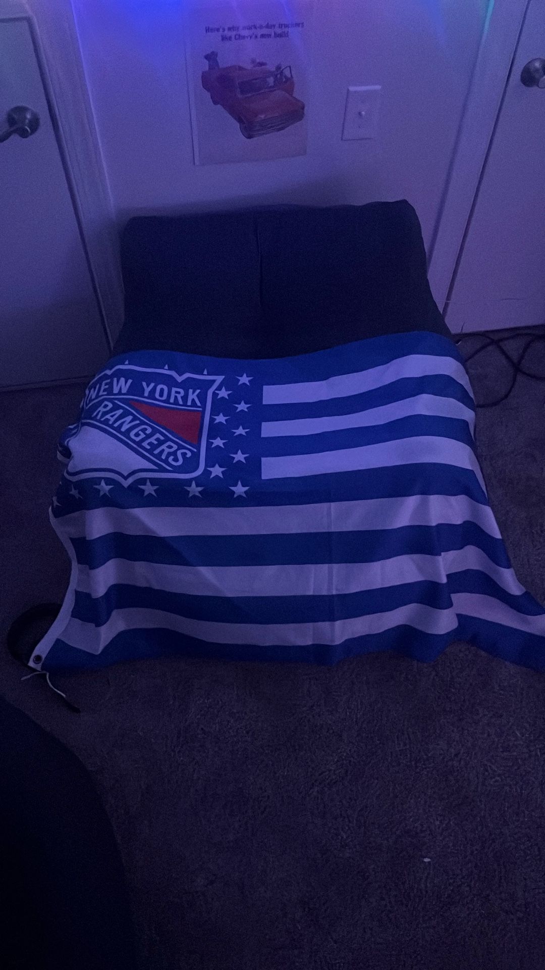 Extremely Large New York Rangers Flag