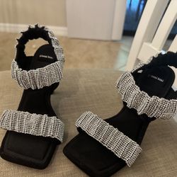 Black Sequence Shoes By Gianni Bini