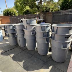 16 Brute Trash Cans
