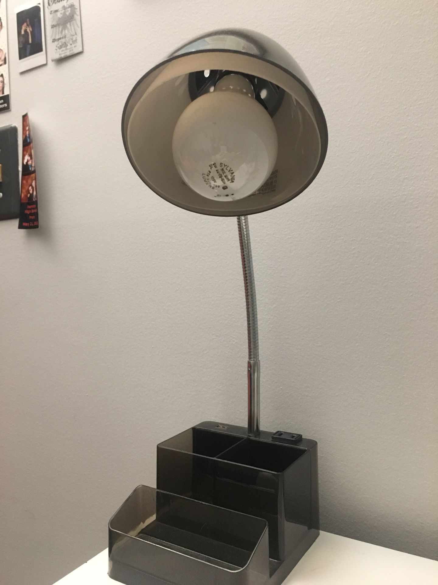 Grey Desk Lamp
