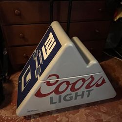 Coors Light Rocky Mountain Cooler (Official Sponsor of NYG) (30”x14”x23” / 15”x13”x11”)