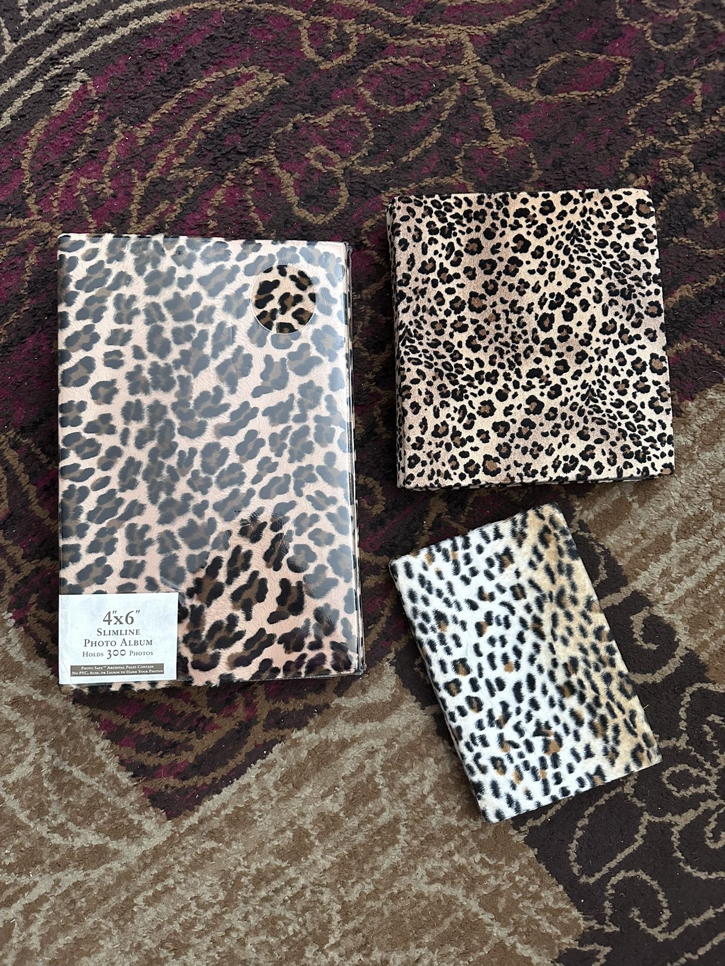 2 New Photo Albums (4x6) Holds 500 Photos with Bonus Notebook