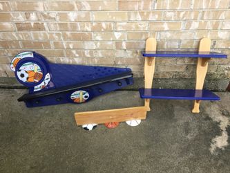 Sports theme shelves