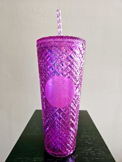 Starbucks  Jeweled Taffy Purple Pink 24oz Tumbler $40 