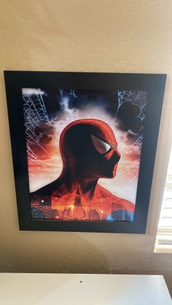 Marvel Spiderman Official Marvel Framed Painting Art