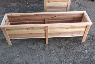 Handcrafted Cedar Planter