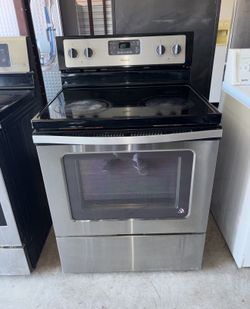 Whirlpool Stainless Steel Flat Top Stove Oven And Range