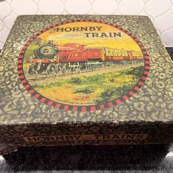 1920’s Hornby Clockwork Train Set In Original Box. LMS 623