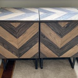 Side Table, End Tables Or Storage Cabinets.