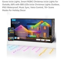 Govee Icicle Lights Outdoor 33 Feet
