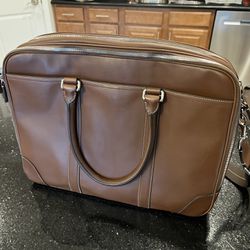 Coach Men’s Leather Briefcase